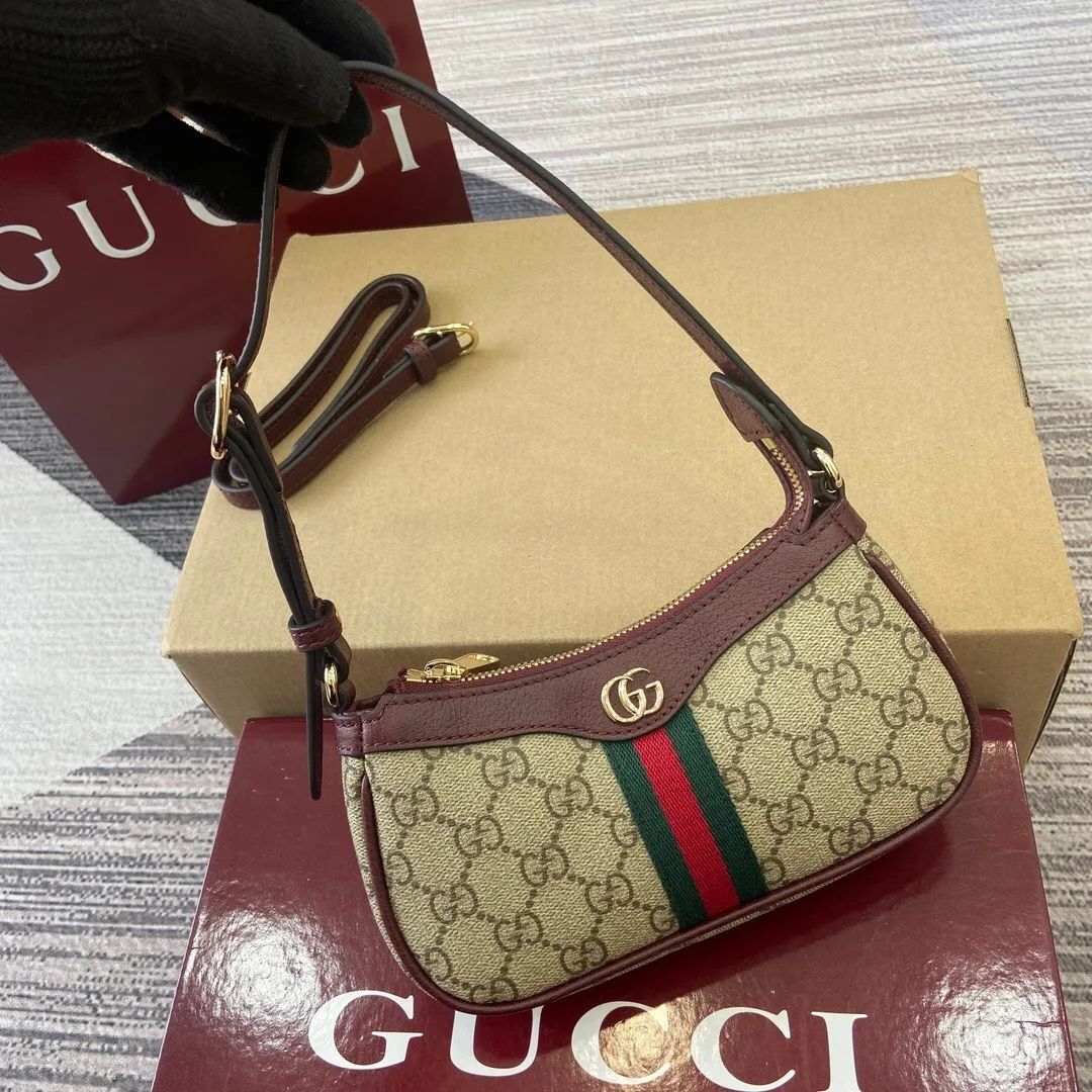 All categories Official website "Brand Women's Bags" Women's Bags 💙 GUCCI 2025 new GUCCI armpit bag