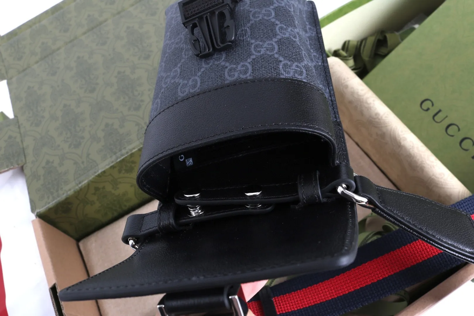 All Categories Official Website "Brand Women's Bags" Women's Bags 💙 GUCCI GUCCI 2026 New Classic GG Pattern Crossbody Bag