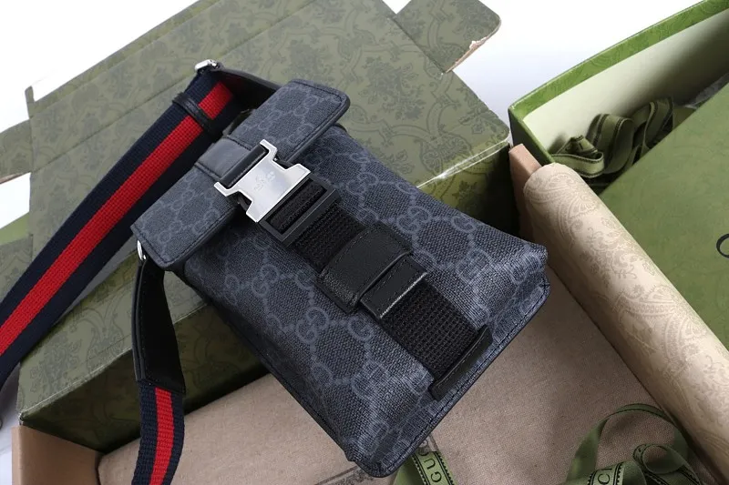 All Categories Official Website "Brand Women's Bags" Women's Bags 💙 GUCCI GUCCI 2026 New Classic GG Pattern Crossbody Bag