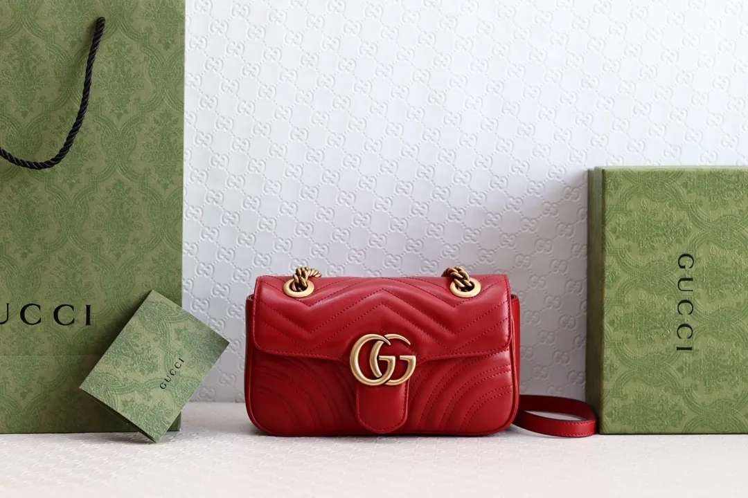 All categories Official website "Brand Women's Bags" Women's Bags 💙 GUCCI 2022 official new Gucci crossbody bag wholesale Original order quality 58003500 Size: 23-14-6Cm