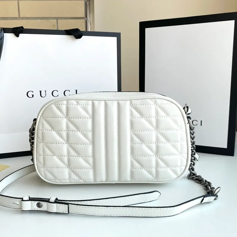 All categories Official website "Brand Women's Bags" Women's Bags 💙 GUCCI 2022 official new Gucci crossbody bag wholesale Original order quality 58001900 Size: 24-13-7Cm