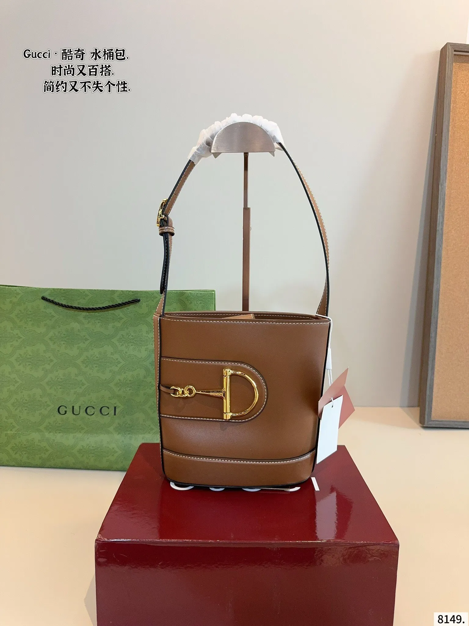 All Categories Official Website "Brand Women's Bags" Women's Bags 💙 GUCCI 2025 New GUCCI Bucket Bag