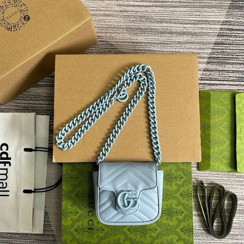 All Categories Official Website "Brand Women's Bags" Women's Bags 💙 GUCCI 2025 New GUCCI Crossbody Bag