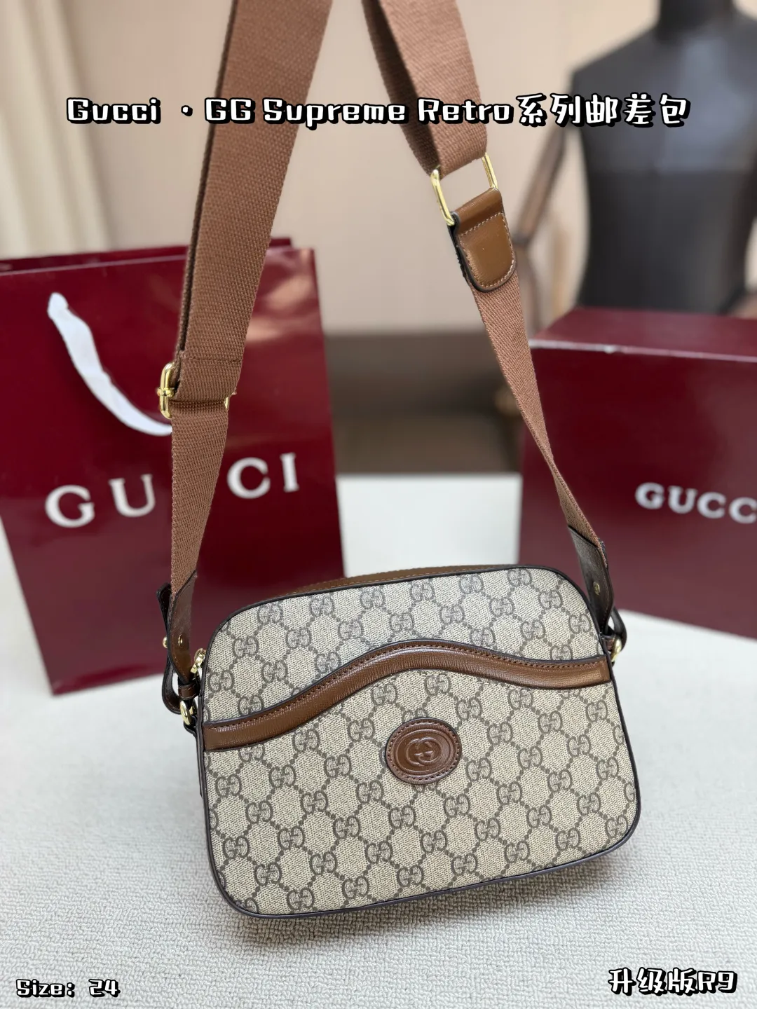 All Categories Official Website "Brand Women's Bags" Women's Bags 💙 GUCCI 2026 New GUCCI Crossbody Bag