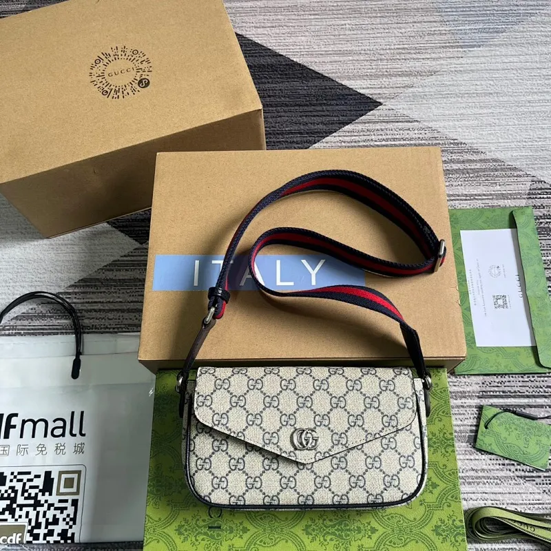 All Categories Official Website "Brand Women's Bags" Women's Bags 💙 GUCCI 2025 New GUCCI Crossbody Bag