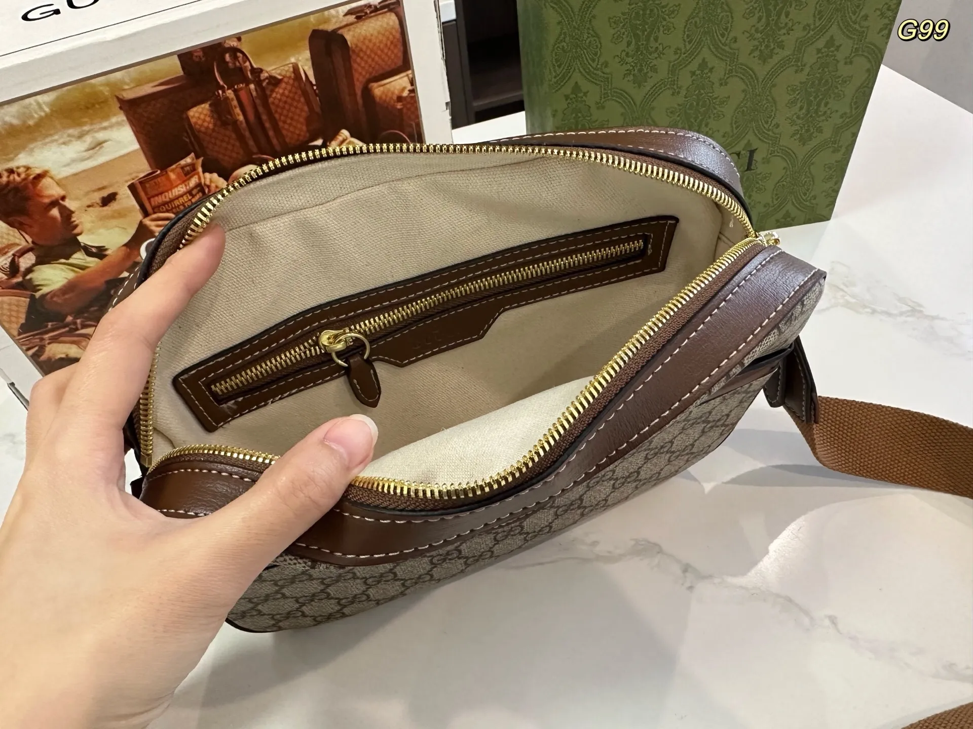 All Categories Official Website "Brand Women's Bags" Women's Bags 💙 GUCCI 2025 New Gucci Crossbody Bag