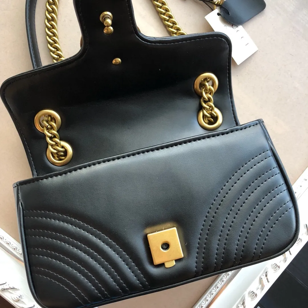 All categories Official website "Brand Women's Bags" Women's Bags 💙 GUCCI 2022 official new Gucci crossbody bag wholesale Original order quality 58001700 Size: 22-13-6Cm