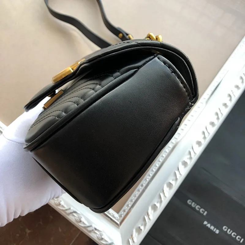 All categories Official website "Brand Women's Bags" Women's Bags 💙 GUCCI 2022 official new Gucci crossbody bag wholesale Original order quality 58001700 Size: 22-13-6Cm