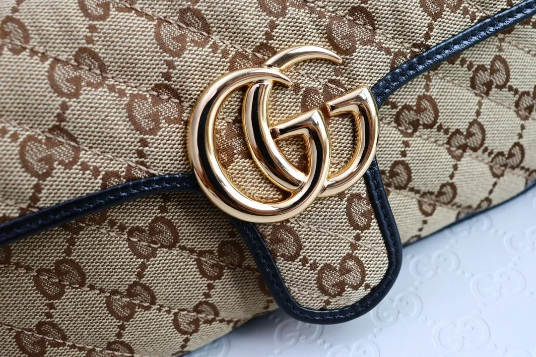 All categories Official website "Brand Women's Bags" Women's Bags 💙 GUCCI 2022 official new Gucci crossbody bag wholesale Original order quality 58003300 Size: 22-13-6 Cm