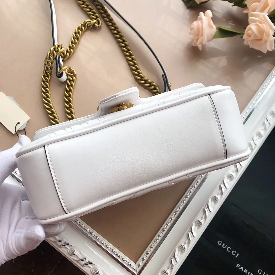 All categories Official website "Brand Women's Bags" Women's Bags 💙 GUCCI 2022 official new Gucci crossbody bag wholesale Original order quality 58001700 Size: 22-13-6Cm
