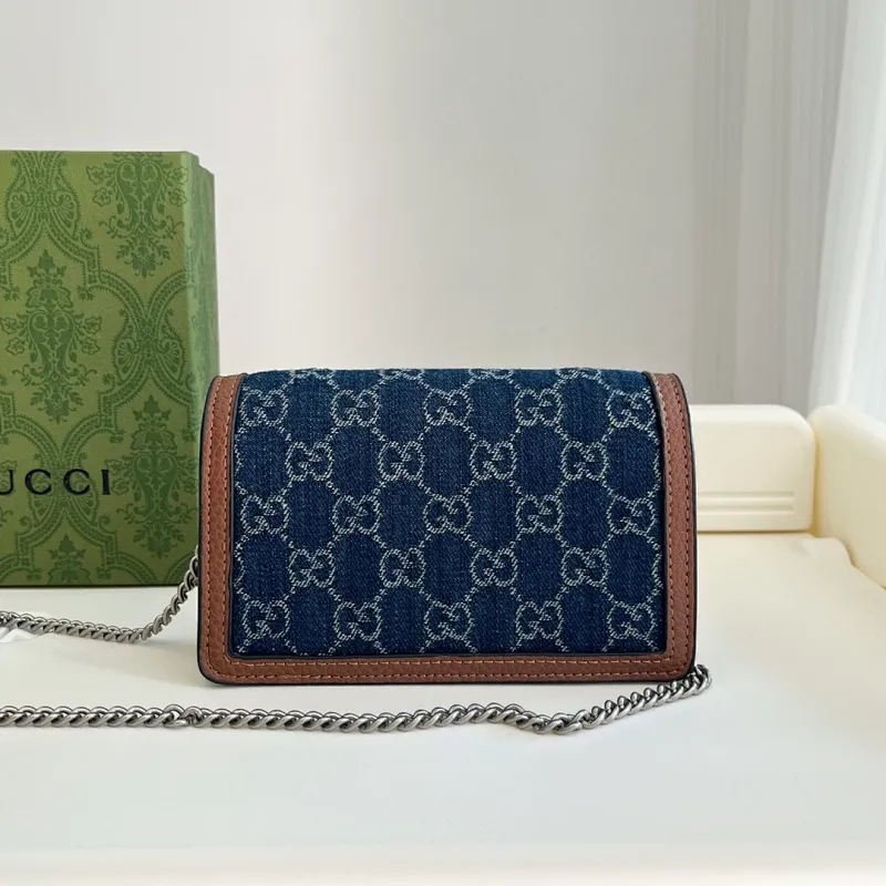 All categories Official website "Brand Women's Bags" Women's Bags 💙 GUCCI replica GUCCI, fine imitation GUCCI bag, GUCCI shoulder bag, 2023 official latest version GUCCI crossbody bag, calfskin, bag factory, original material, size: 16.5-10-4.5CM