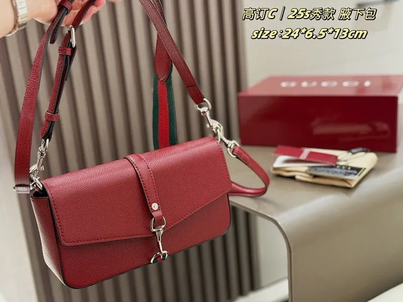 All categories Official website "Brand Women's Bags" Women's Bags 💙 GUCCI 2025 new GUCCI armpit bag