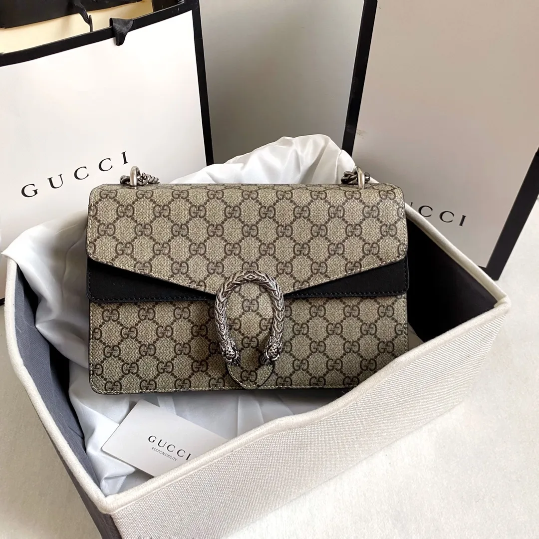 All categories Official website "Brand Women's Bags" Women's Bags 💙 GUCCI 2022 official new Gucci crossbody bag wholesale Original order quality 58002000 Size: 28-18-9Cm