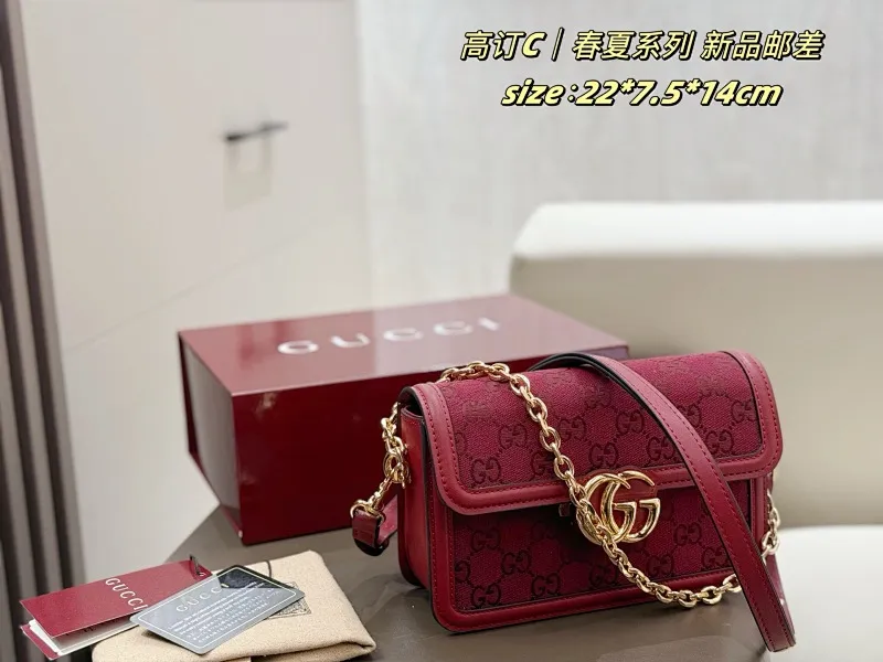 All Categories Official Website "Brand Women's Bags" Women's Bags 💙 GUCCI 2025 New Gucci Crossbody Bag