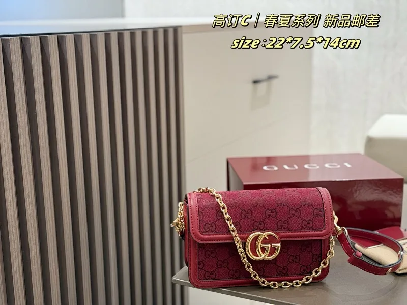 All Categories Official Website "Brand Women's Bags" Women's Bags 💙 GUCCI 2025 New Gucci Crossbody Bag