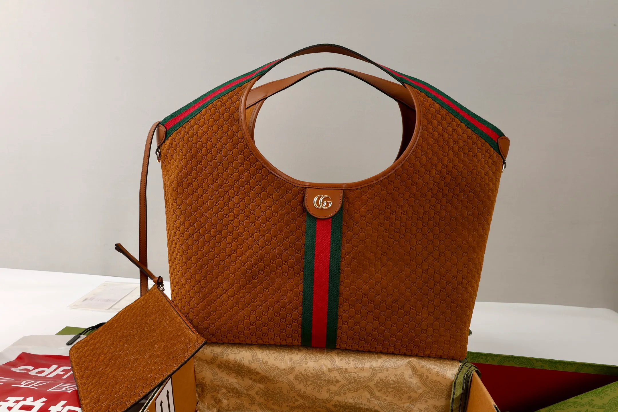 All Categories Official Website "Brand Women's Bags" Women's Bags 💙 GUCCI 2026 Classic GUCCI Print Crossbody Bag