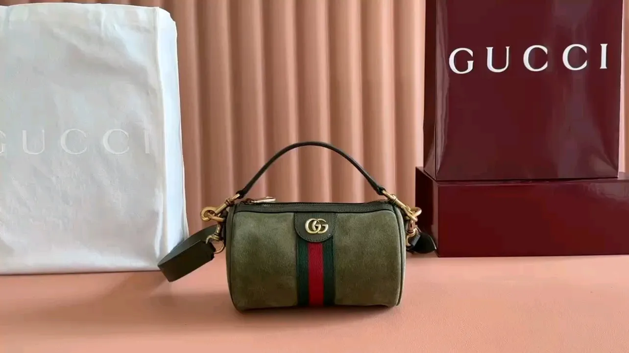 💋💋💋The new GG Ophidia series mini handbag, three-color velvet fabric/original leather has been shipped, 🐍Model: 846869, short combination video