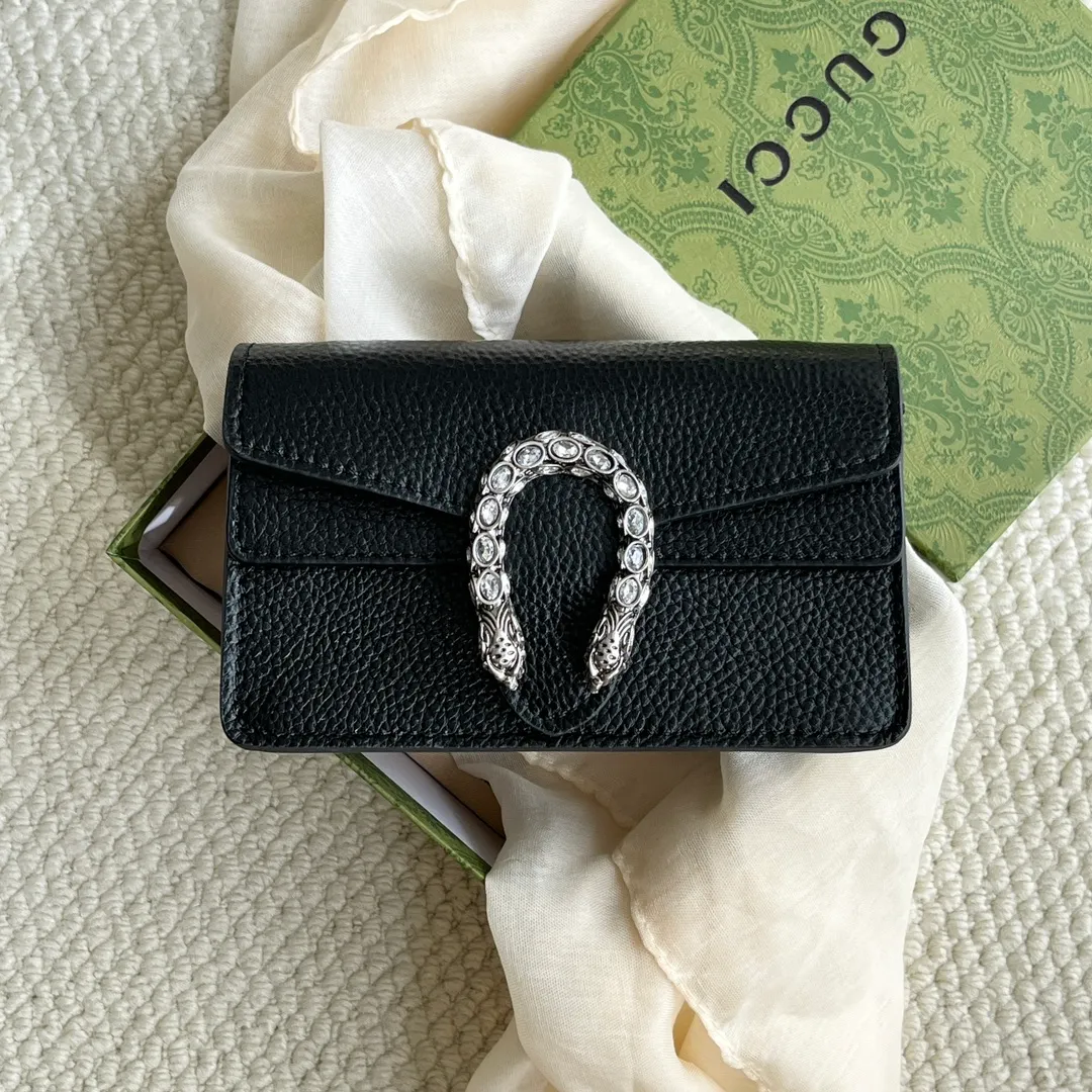 Actual shot #💰260 with box model: 476432 black leather size: 16.5x10x4.5cm 𝙂𝙪𝙘𝙘𝙞 𝘿𝙞𝙤𝙣𝙮𝙨𝙪𝙨 𝙈𝙞𝙣𝙞 16.5 Xiaogujia’s entry-level small bag is recommended. It’s not worth mentioning. It’s a classic model that can be said to be the symbol of Xiaogujia. The classic mini Dionysian buckle is paired with calfskin. This bag has a very high appearance rate. It is simply a tool for daily wear and is very popular on the street❗️