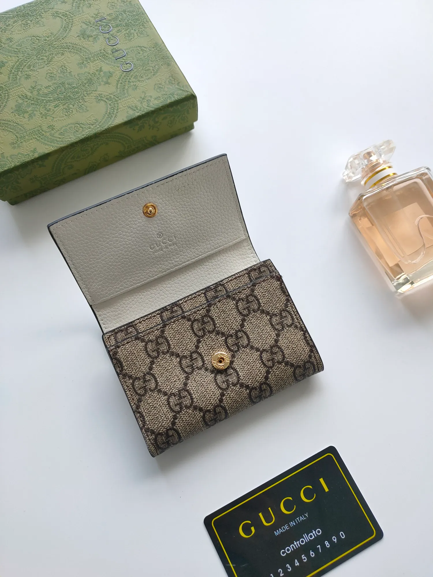 💰110💰gucci releases new coin purse card bags No. 739525