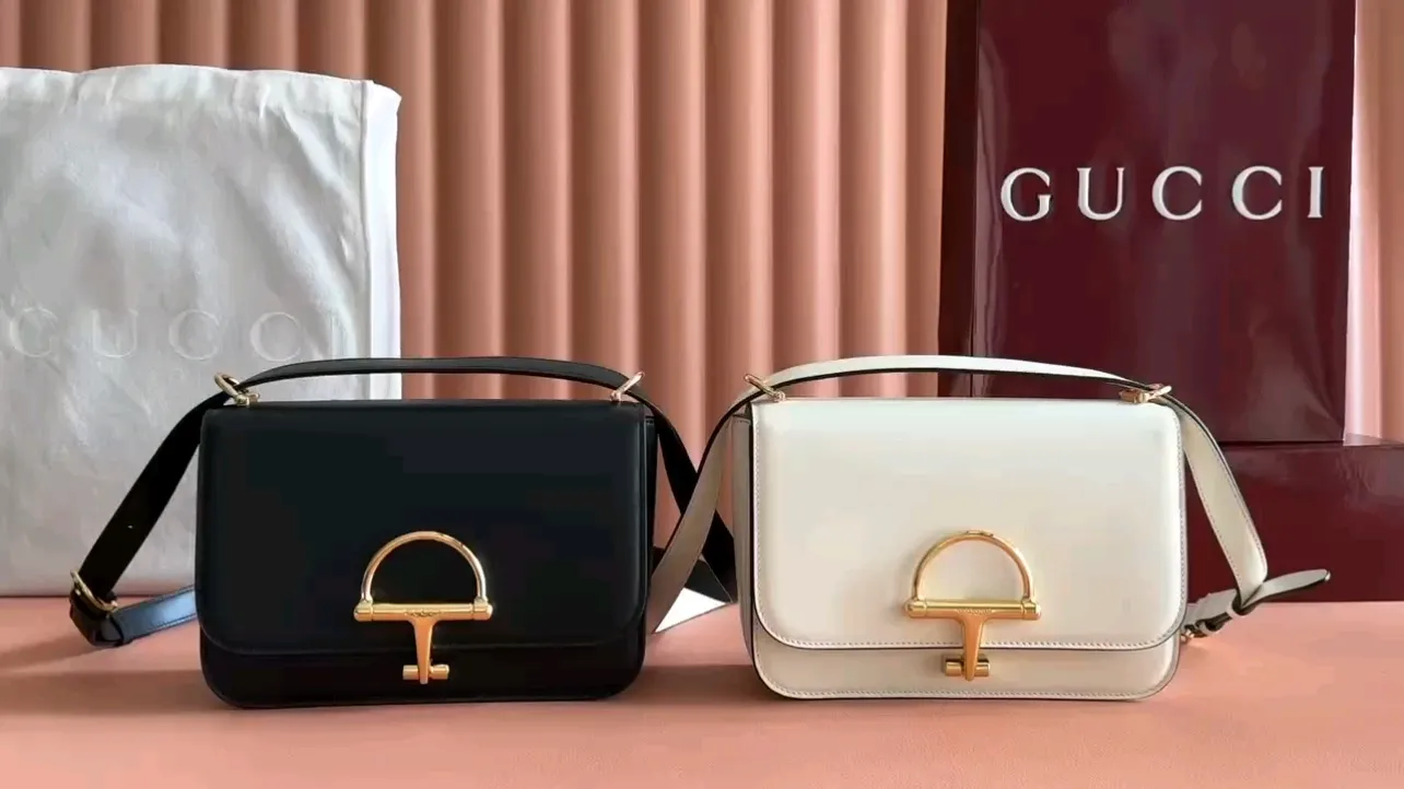 💋💋💋【New】Gucci Siena series small shoulder bag, four colors/original leather shipped, 🐍Model: 846705, short combination video