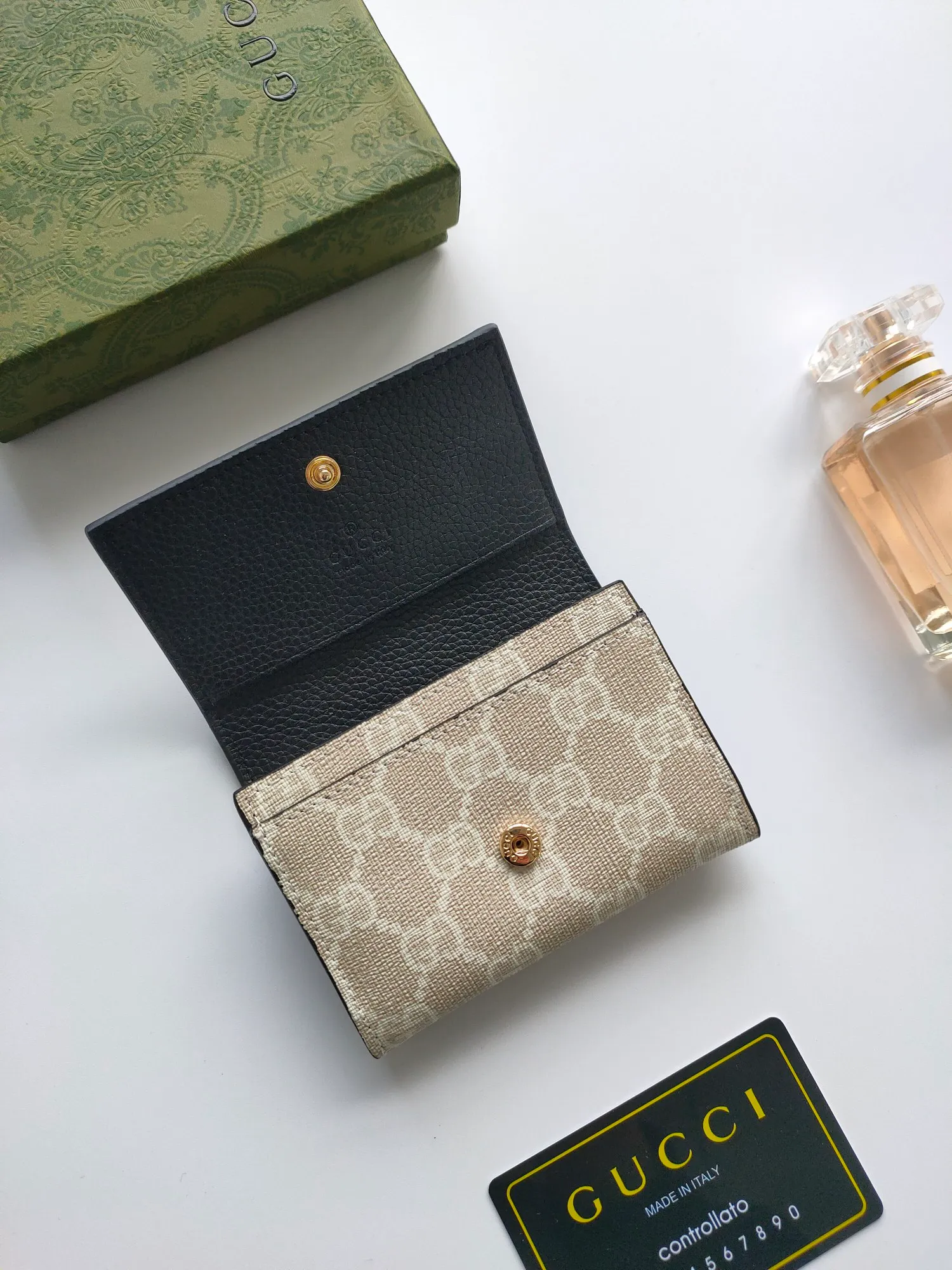 💰110💰gucci releases new coin purse card bags No. 739525
