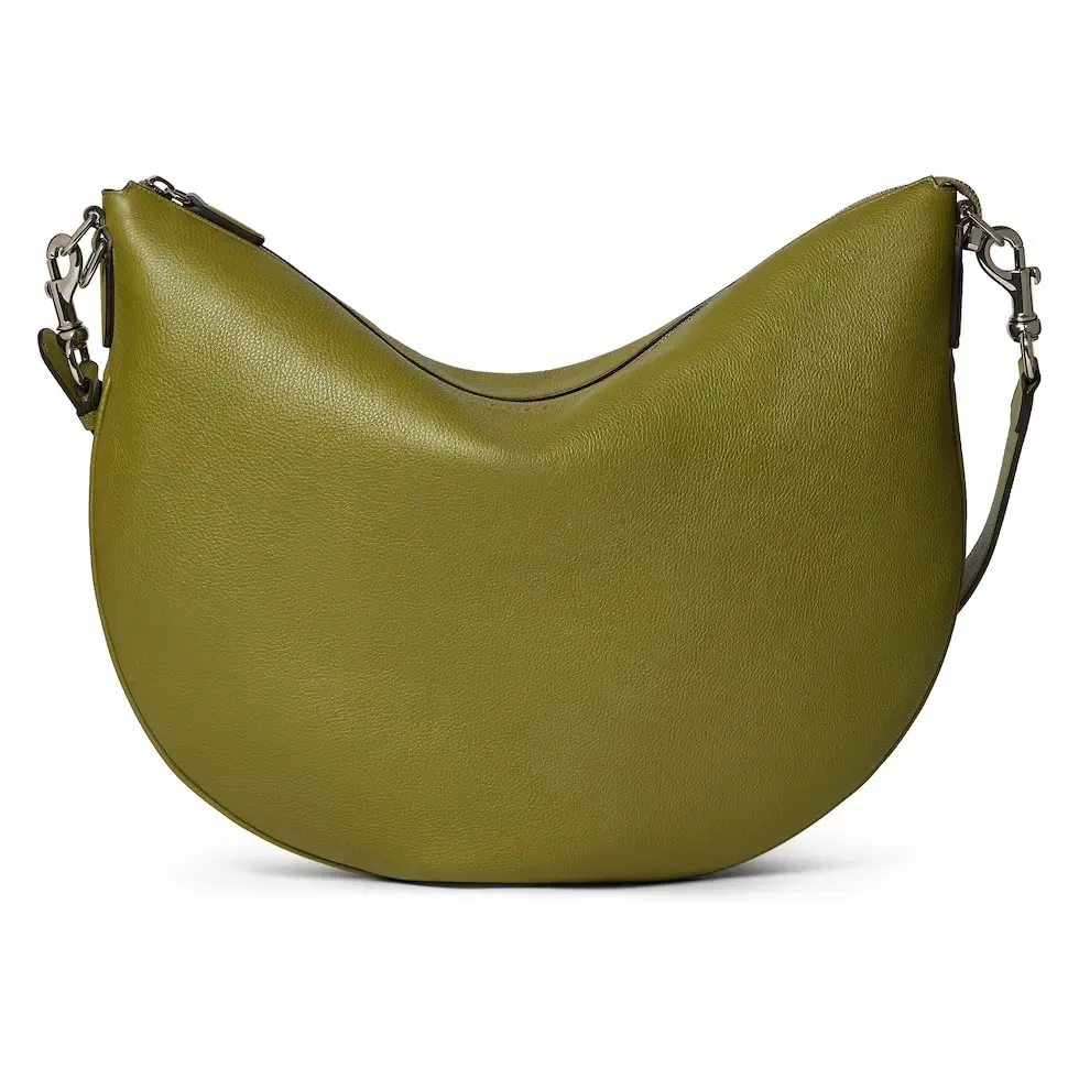 💕💕The 2025 spring and summer series wonderfully presents new handbags. This Gucci Body double-lock shoulder bag is presented in a new size and reproduces the brand's archive design. Crafted from olive-green grained leather, this style is embossed with Gucci's printed embossed logo and has a D-ring for attaching detachable items. Olive green grained leather Additional D-ring for attaching removable items Beige cotton and linen lining Interior: One zip pocket, one leather open pocket and one D-ring Removable and adjustable shoulder strap (30 cm high); length adjustable between 77 cm and 87 cm Zip closure Ident.: 800194. Dimensions: 39 cm (length) x 50 cm (width) x 3 cm (thickness) Weight: approximately 1.25 kg Color: olive green full leather/original leather. Made in Italy
