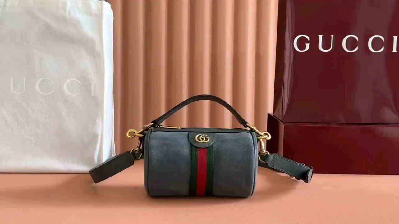💋💋💋The new GG Ophidia series mini handbag, three-color velvet fabric/original leather has been shipped, 🐍Model: 846869, short combination video