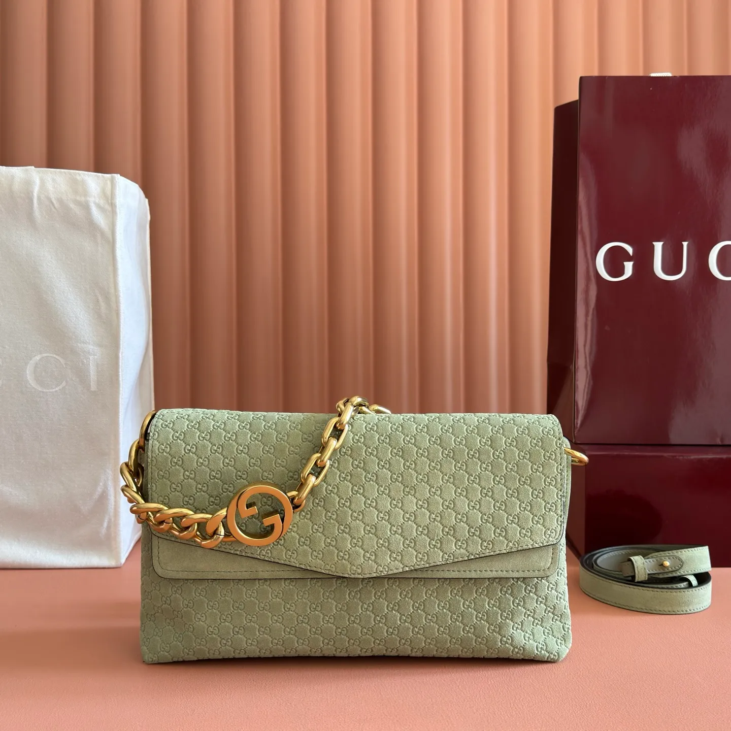 💋💋💋【Original leather configuration counter complete package】GG new handbag model: 857622. Dimensions: 28cm (width) x 16cm (height) x 7cm (depth)