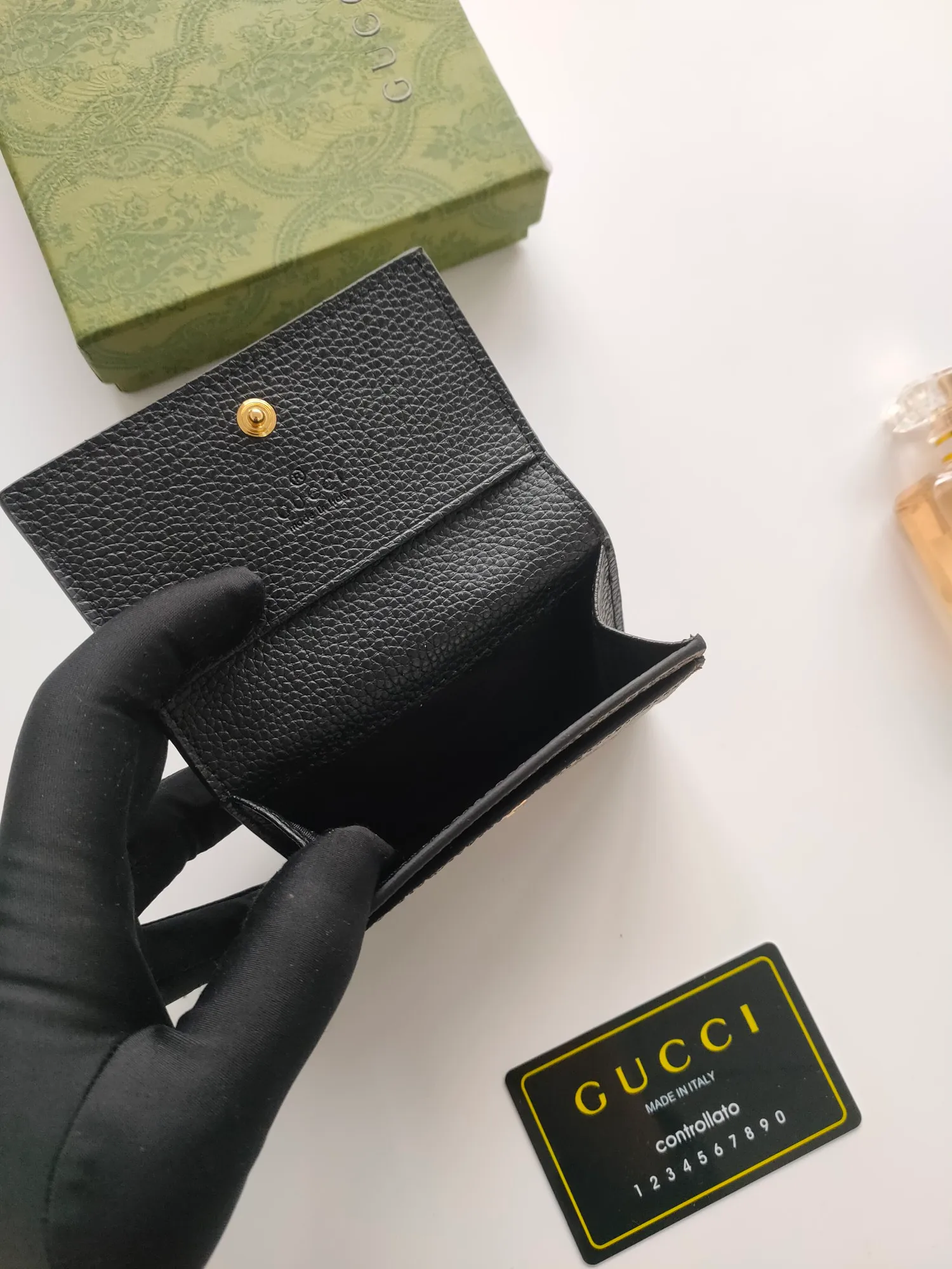 💰110💰gucci releases new coin purse card bags No. 739525