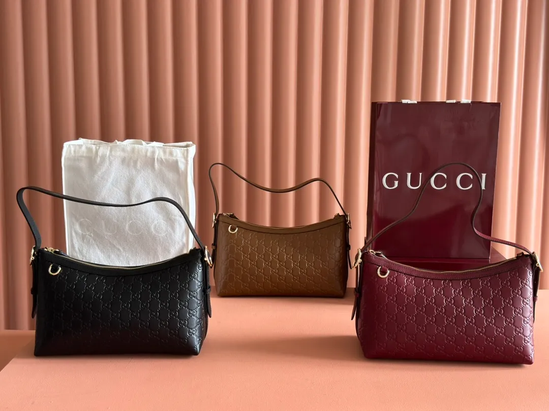 💋💋💋【New product】GG Emblem series original leather, model number: 847447. Combination short video