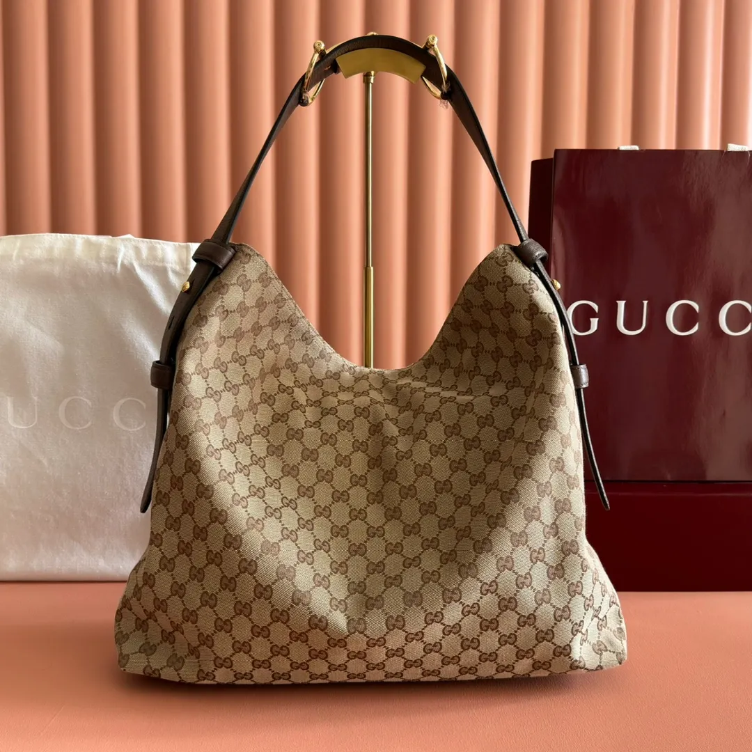 💋💋💋【New】Gucci Beatrix series large tote bag, brown cloth/blue cloth/original leather shipped, 🐍Model: 850546, short video