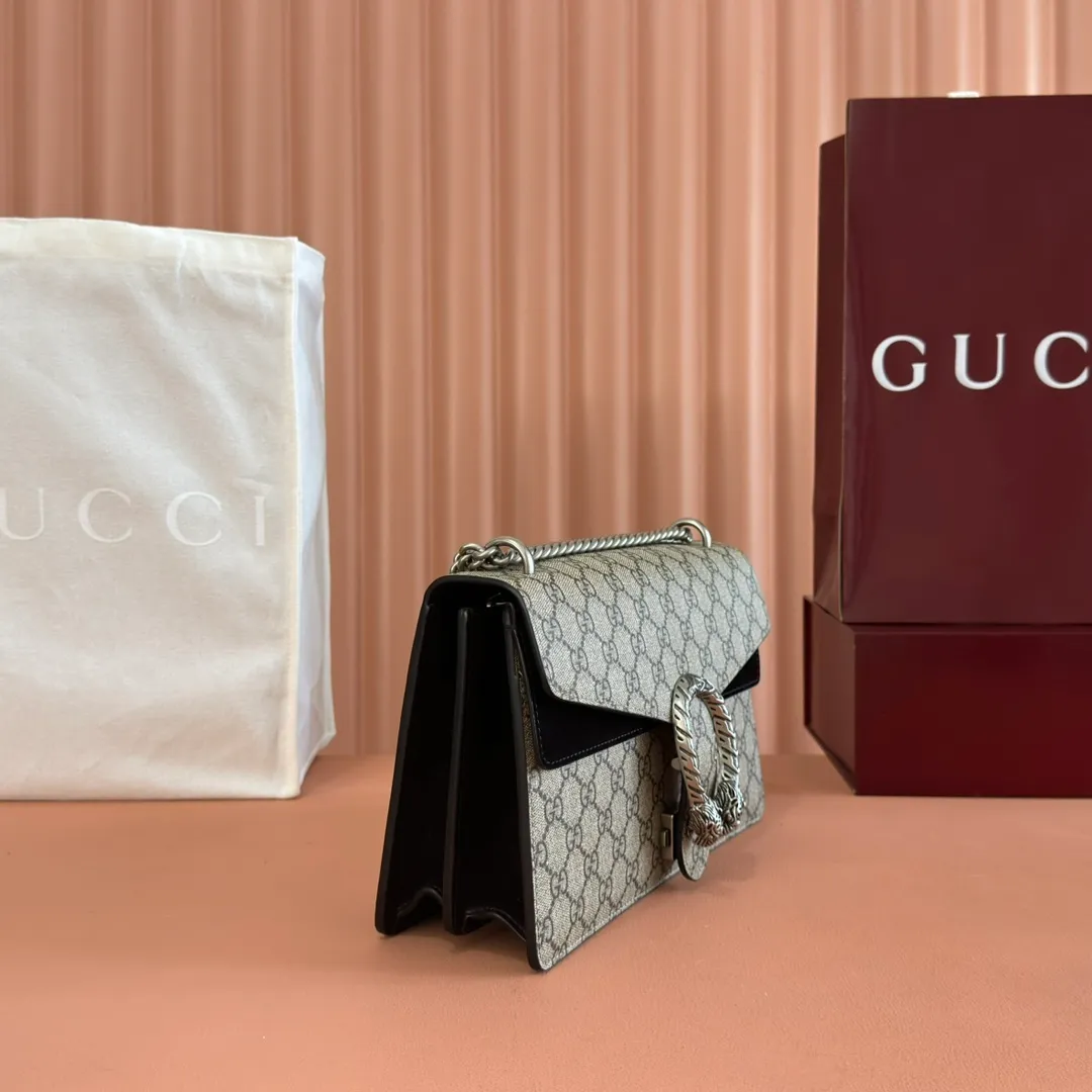 p1120. 📣📣📣【Original leather with 🌈full counter packaging】🔥🔥Gucc1 Dionysus Bag Dionysus is the favorite of Internet celebrities. The stunning Gucc1 Dionysus bag is enough to make you drunk ~ Model: 400249 Size: 28*18*9cm🧨