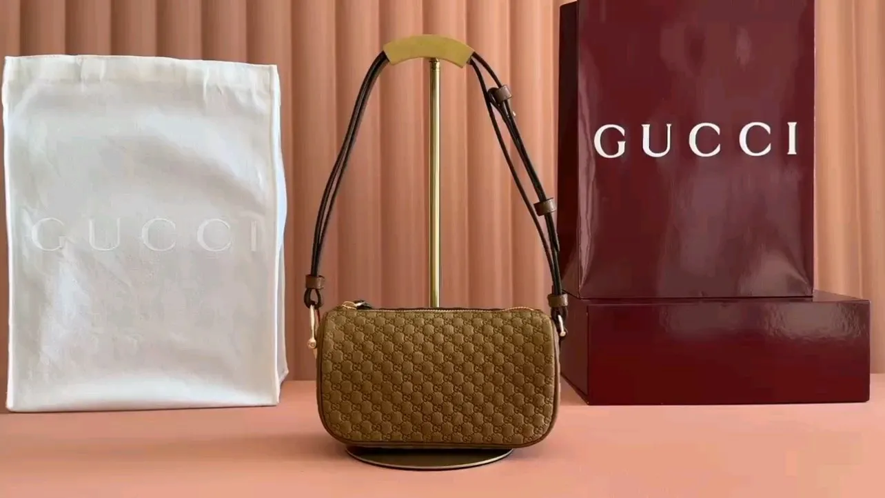 💋💋💋【New】Gucci Half Horsebit series mini handbag, four colors/original leather shipped, 🐍Model: 860784. short video