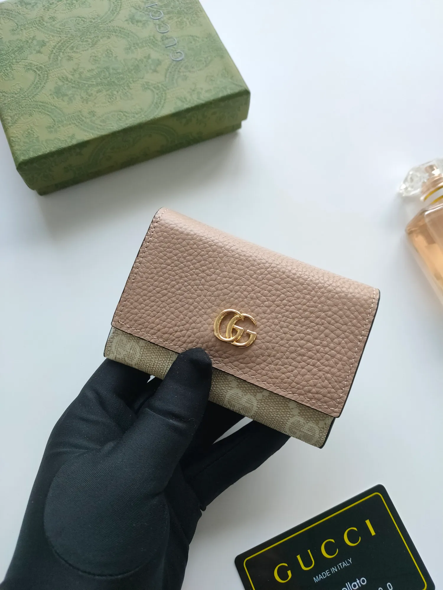 💰110💰gucci releases new coin purse card bags No. 739525