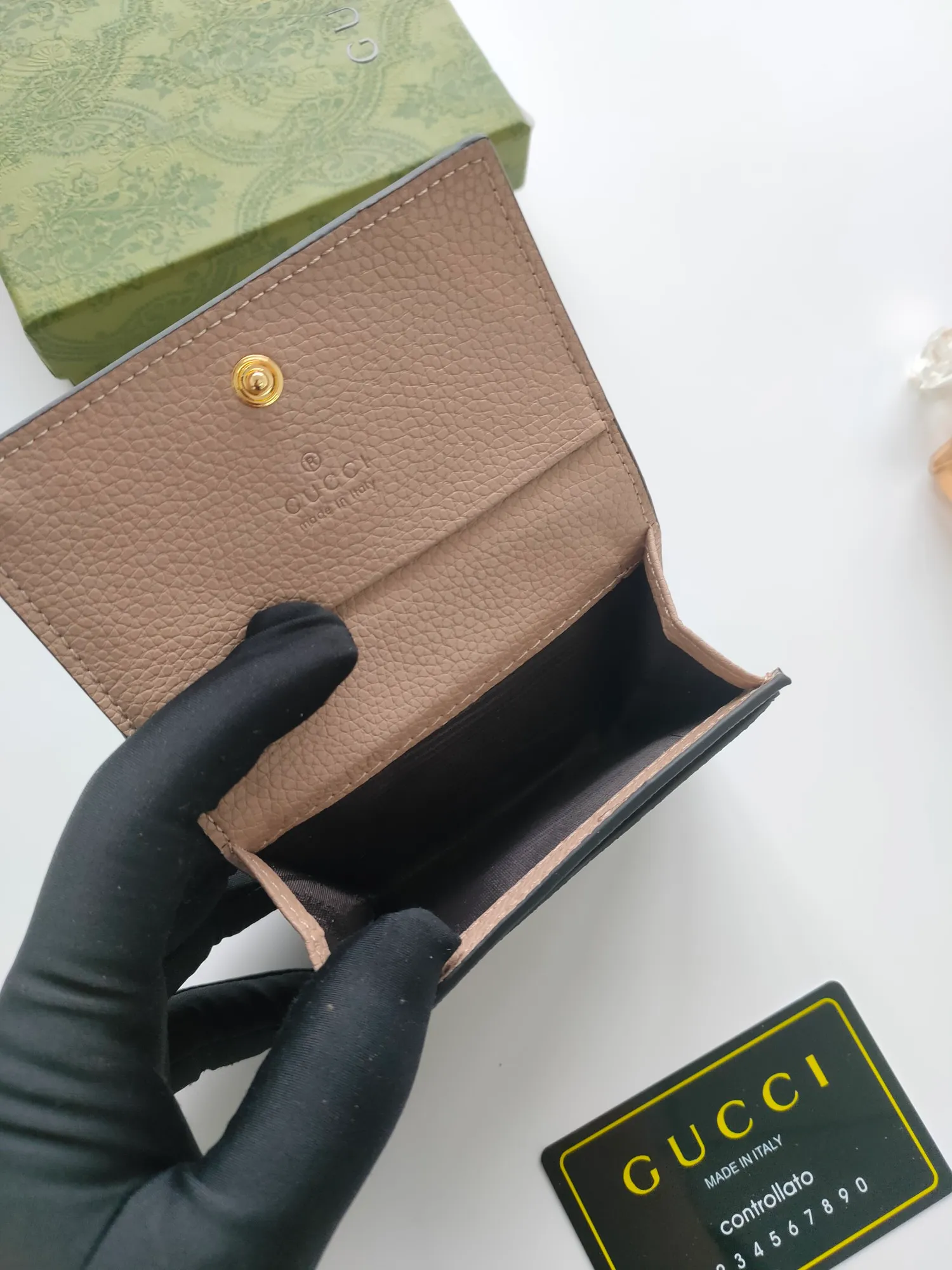 💰110💰gucci releases new coin purse card bags No. 739525