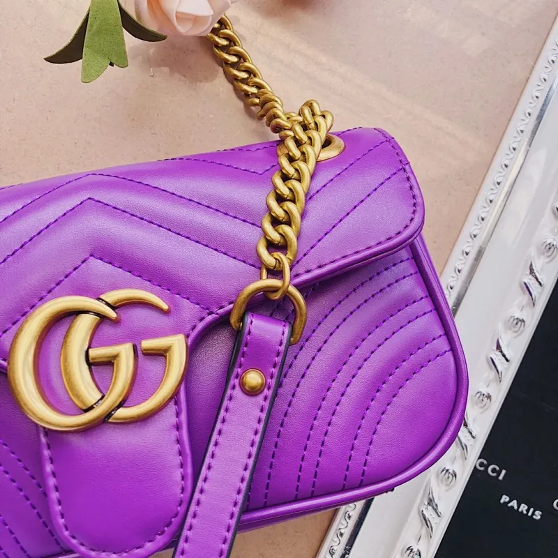 All categories Official website "Brand Women's Bags" Women's Bags 💙 GUCCI 2022 official new Gucci crossbody bag wholesale Original order quality 58001700 Size: 22-13-6Cm