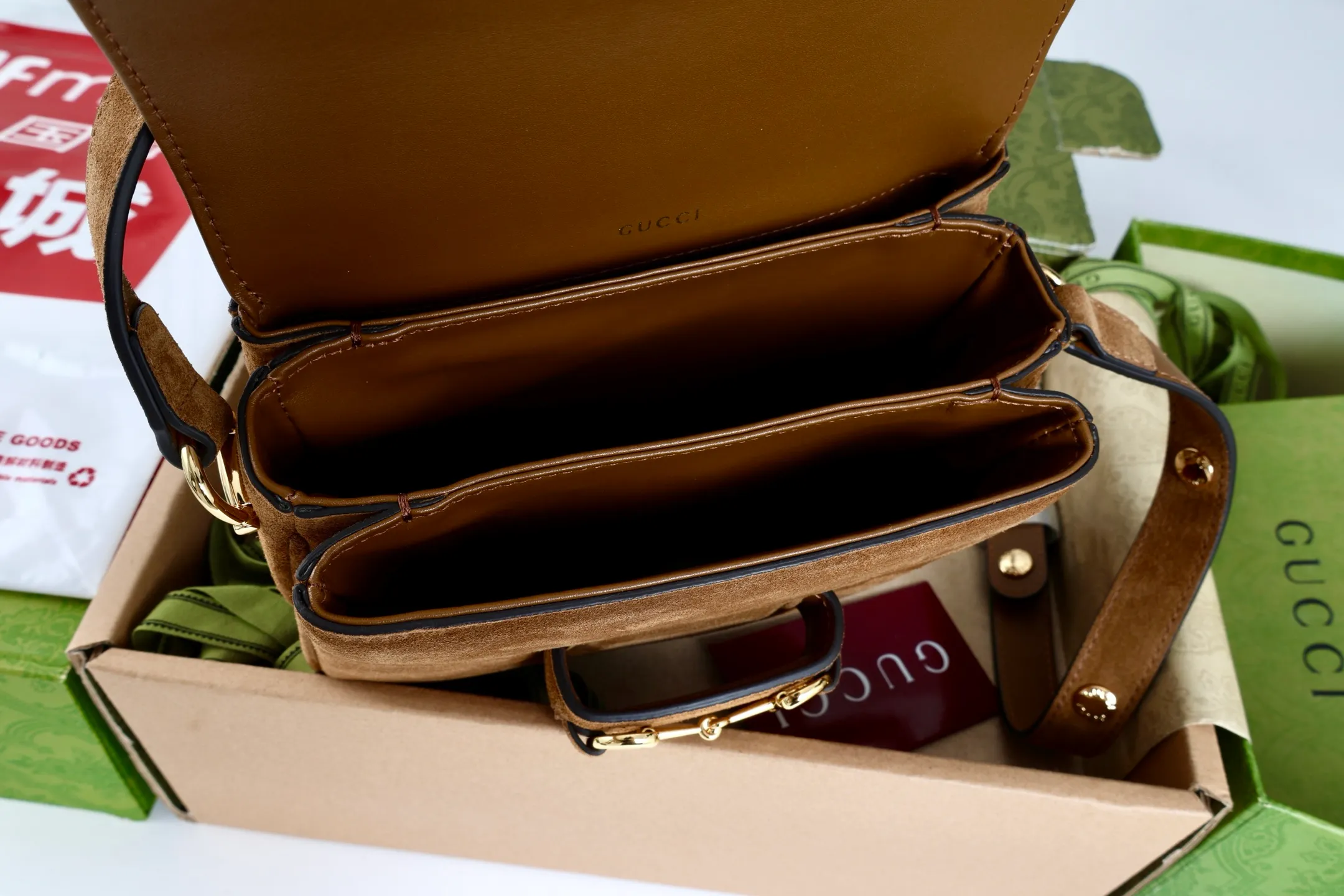 All Categories Official Website "Brand Women's Bags" Women's Bags 💙 GUCCI GUCCI 2026 New Classic GG Pattern Crossbody Bag