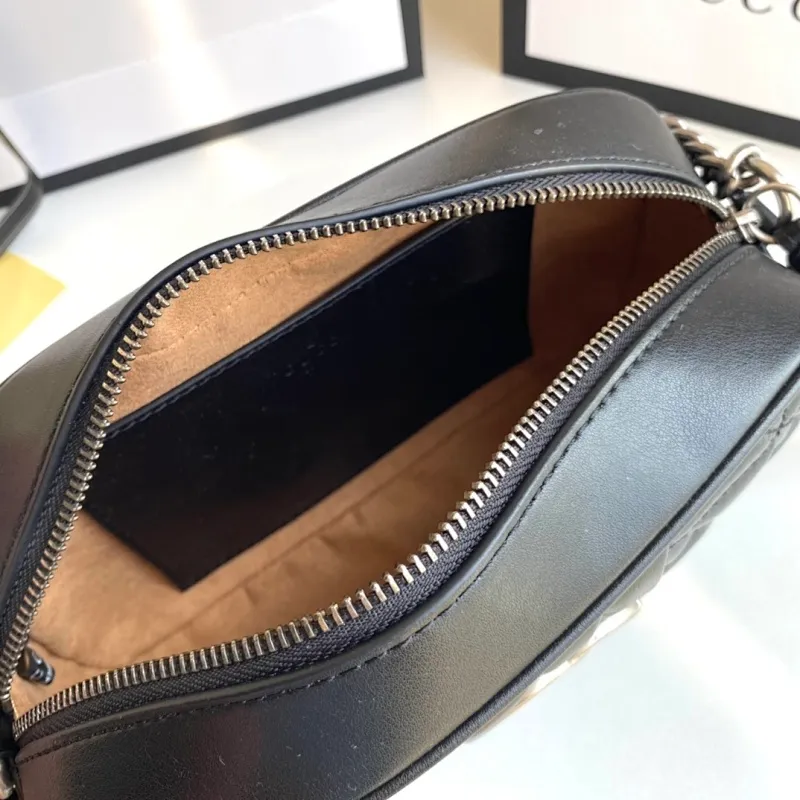 All categories Official website "Brand Women's Bags" Women's Bags 💙 GUCCI 2022 official new Gucci crossbody bag wholesale Original order quality 58001900 Size: 24-13-7Cm