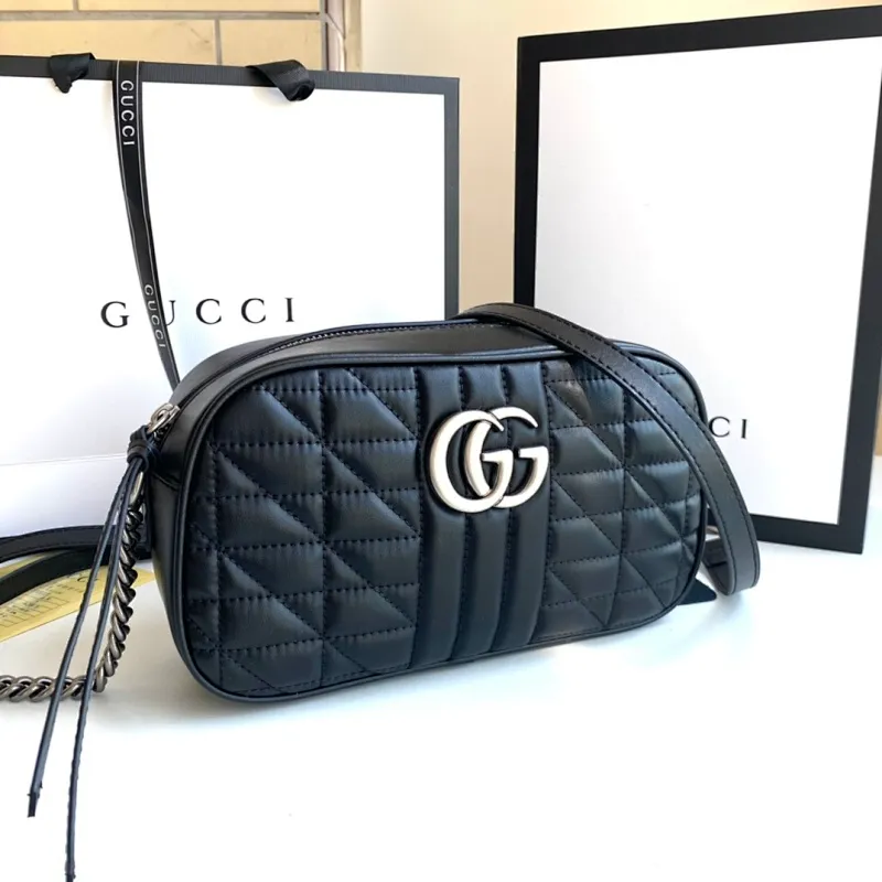All categories Official website "Brand Women's Bags" Women's Bags 💙 GUCCI 2022 official new Gucci crossbody bag wholesale Original order quality 58001900 Size: 24-13-7Cm