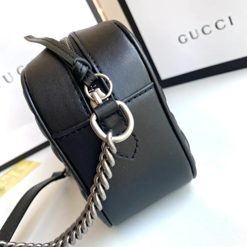 All categories Official website "Brand Women's Bags" Women's Bags 💙 GUCCI 2022 official new Gucci crossbody bag wholesale Original order quality 58001900 Size: 24-13-7Cm