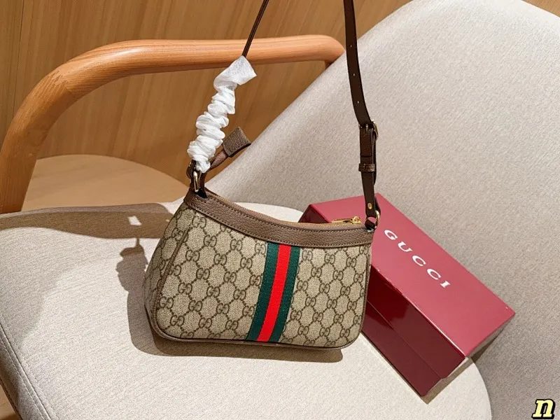 All categories Official website "Brand Women's Bags" Women's Bags 💙 GUCCI 2025 new GUCCI armpit bag