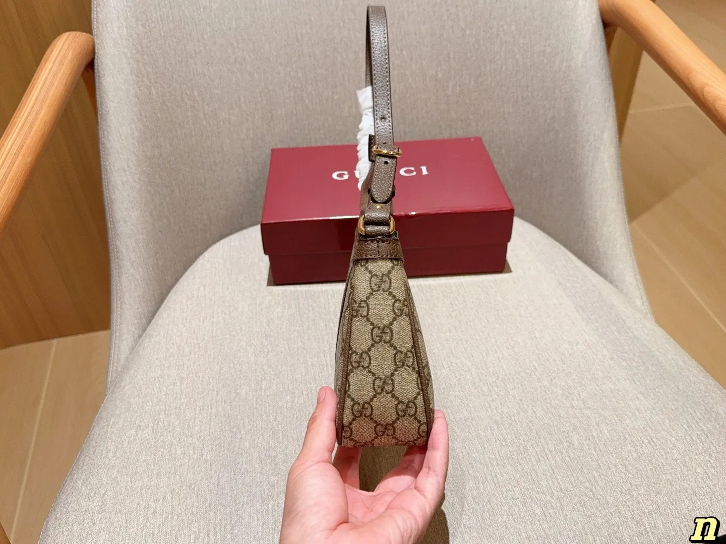 All categories Official website "Brand Women's Bags" Women's Bags 💙 GUCCI 2025 new GUCCI armpit bag