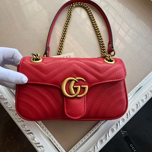 All categories Official website "Brand Women's Bags" Women's Bags 💙 GUCCI 2022 official new Gucci crossbody bag wholesale Original order quality 58001700 Size: 22-13-6Cm