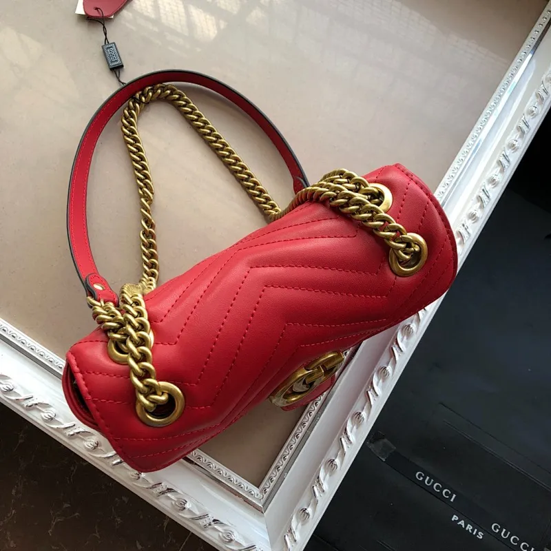 All categories Official website "Brand Women's Bags" Women's Bags 💙 GUCCI 2022 official new Gucci crossbody bag wholesale Original order quality 58001700 Size: 22-13-6Cm