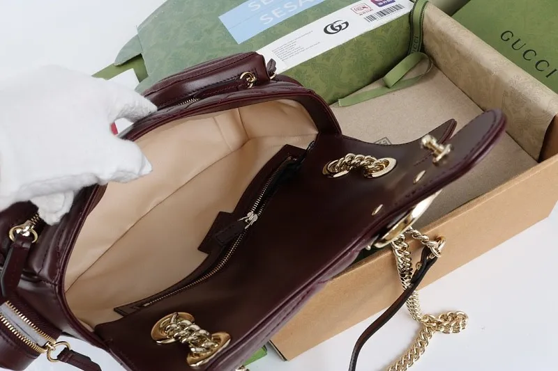 All Categories Official Website "Brand Women's Bags" Women's Bags 💙 GUCCI GUCCI 2026 New Classic GG Pattern Crossbody Bag