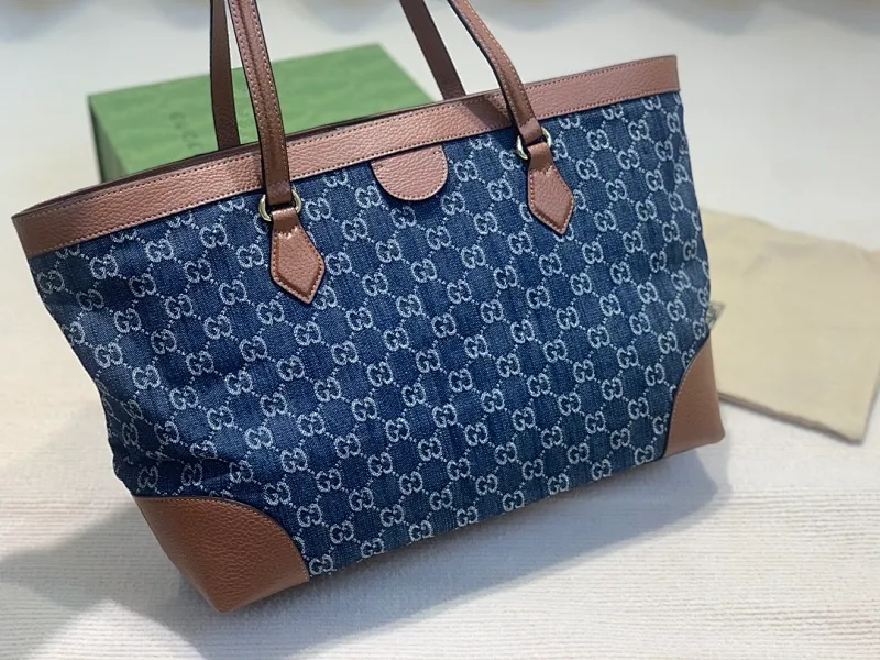 All categories Official website "Brand Women's Bags" Women's Bags 💙 GUCCI 2023 latest GUCCI denim handbags