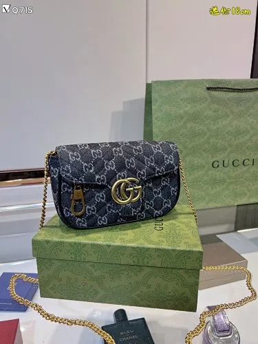All categories Official website "Brand Women's Bags" Women's Bags 💙 GUCCI 2022 Official New Gucci Crossbody Bag Wholesale 58001350 High Quality Specifications: 18-12CM