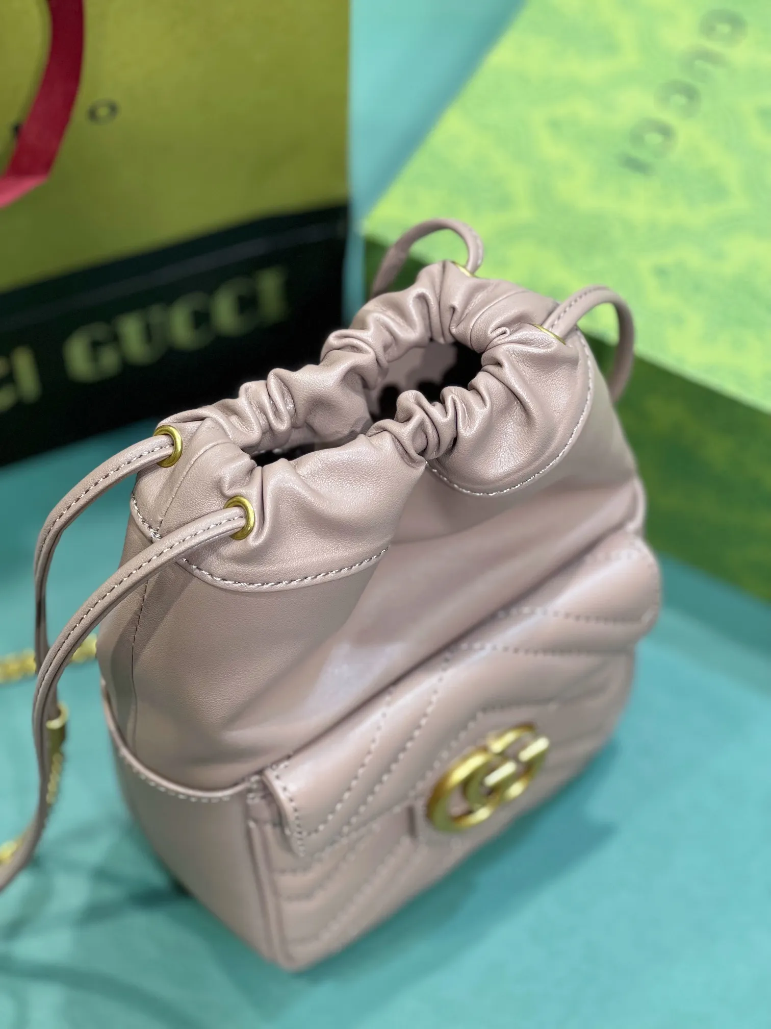 All categories Official website "Brand Women's Bags" Women's Bags 💙 GUCCI 2023 latest GUCCI bucket bag