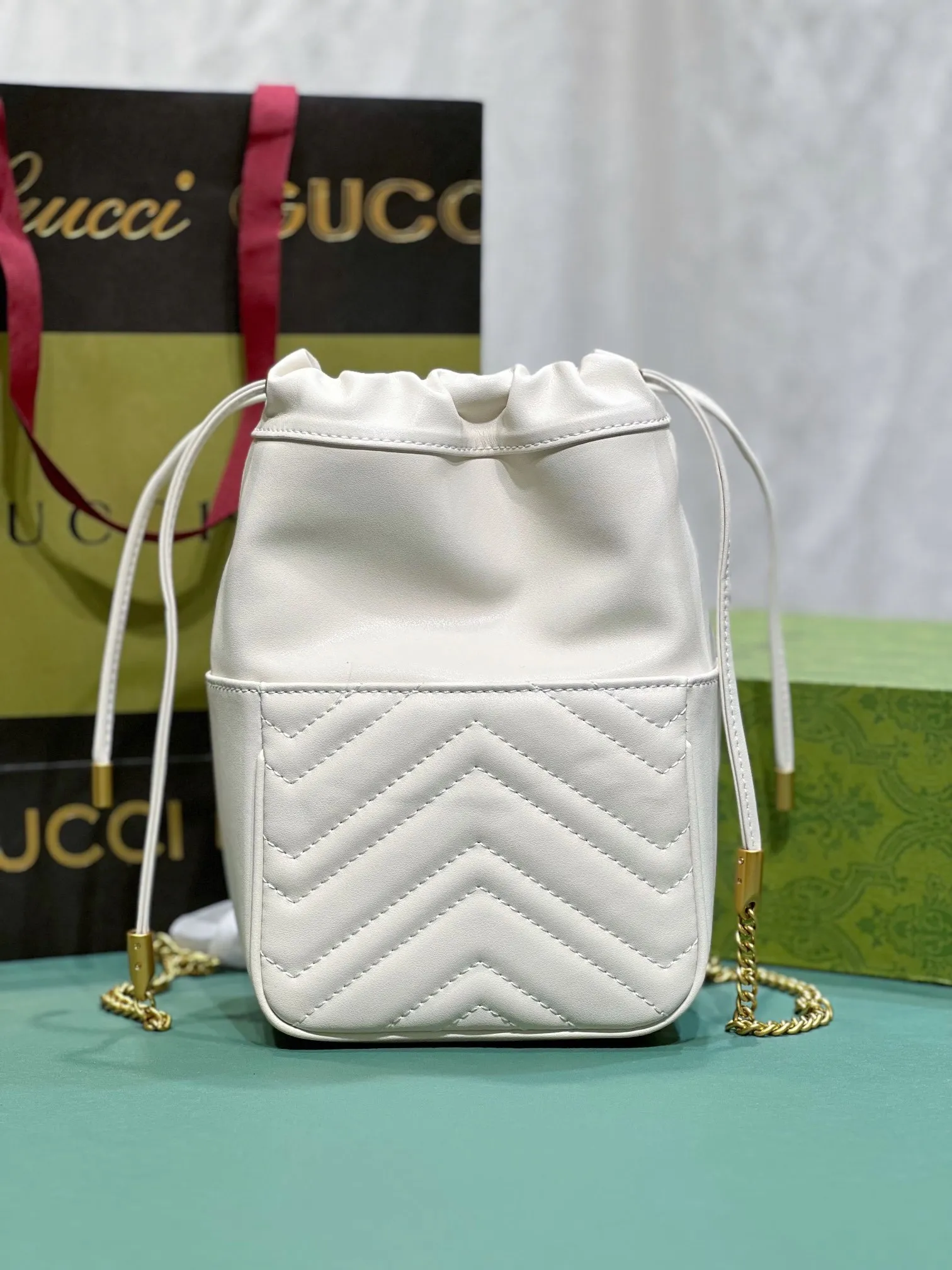 All categories Official website "Brand Women's Bags" Women's Bags 💙 GUCCI 2023 latest GUCCI bucket bag