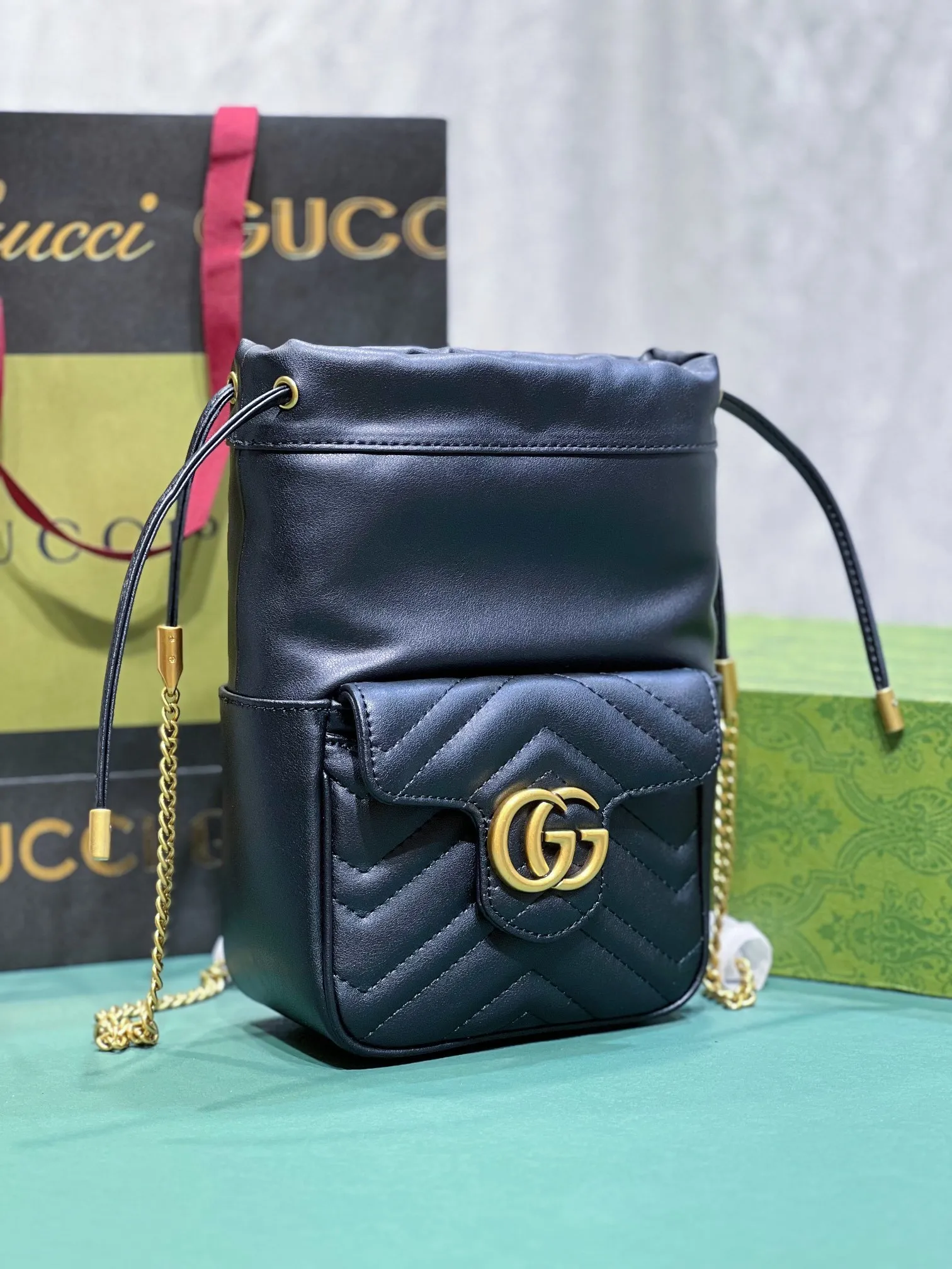 All categories Official website "Brand Women's Bags" Women's Bags 💙 GUCCI 2023 latest GUCCI bucket bag